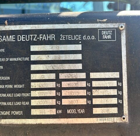 
								Combina DEUTZ-FAHR C 6205 TS full									