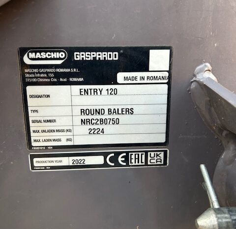 
								PRESA DE BALOTI MASCHIO ENTRY 120 full									