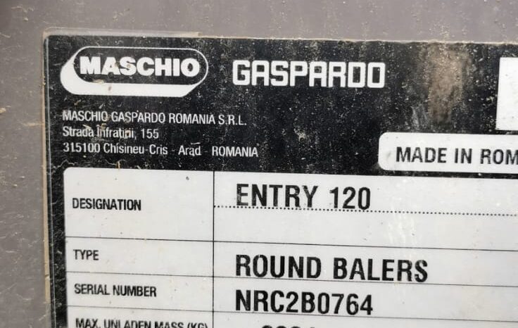 
								PRESA DE BALOTI MASCHIO ENTRY 120 full									